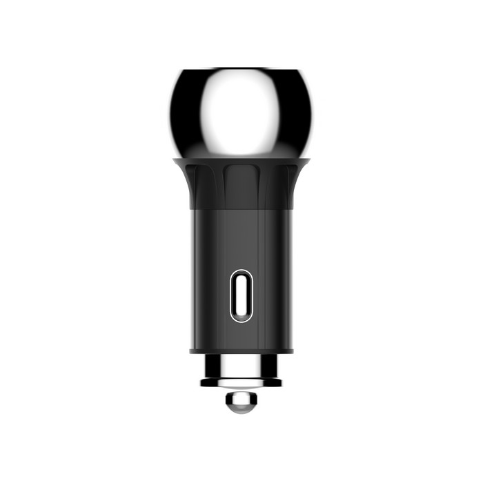 Incarcator auto, LDNIO, USB-A + USB-C, 38w, Plastic, Negru