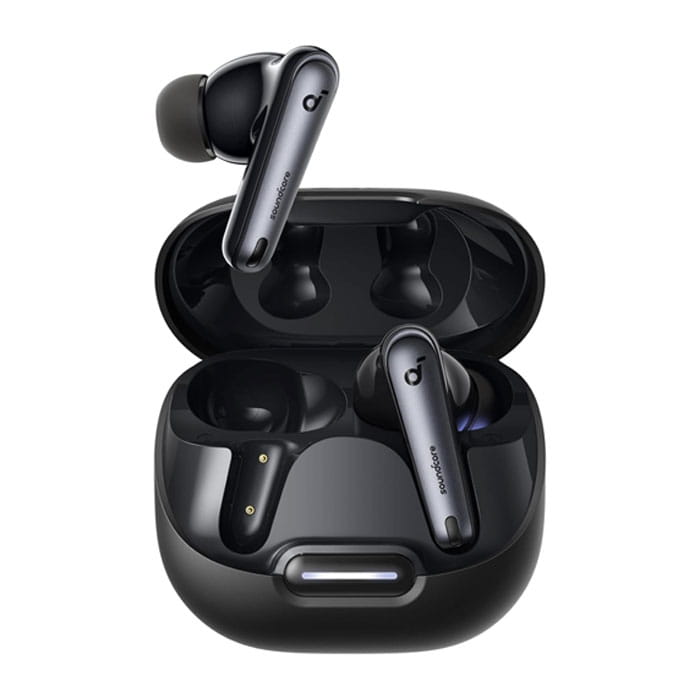 Casti audio, Soundcore, Liberty 4 NC, Hi-Res, LDAC, ANC, BT 5.3, Fără fir, Negru, Plastic, Da, Compatibil cu aplicatii mobile Android si iOS, Încărcar