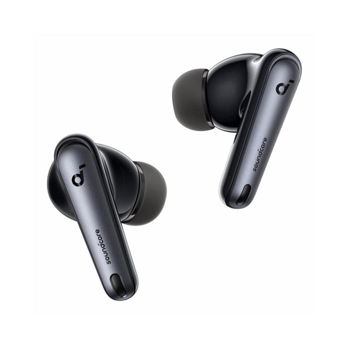 Casti audio, Soundcore, Liberty 4 NC, Hi-Res, LDAC, ANC, BT 5.3, Fără fir, Negru, Plastic, Da, Compatibil cu aplicatii mobile Android si iOS, Încărcar