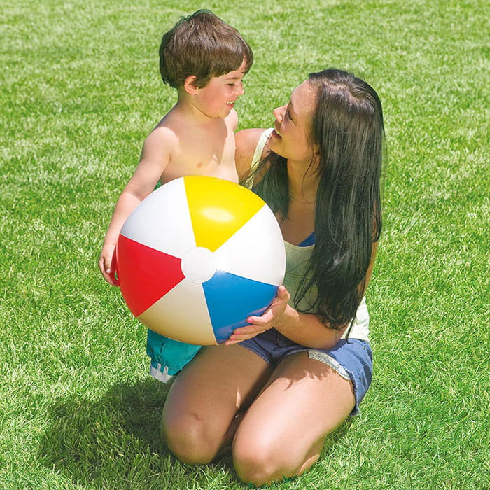 Beach ball, INTEX, Vinyl, 51 cm, 120gr, 3+, Multicolour, For Kids, Beach ball