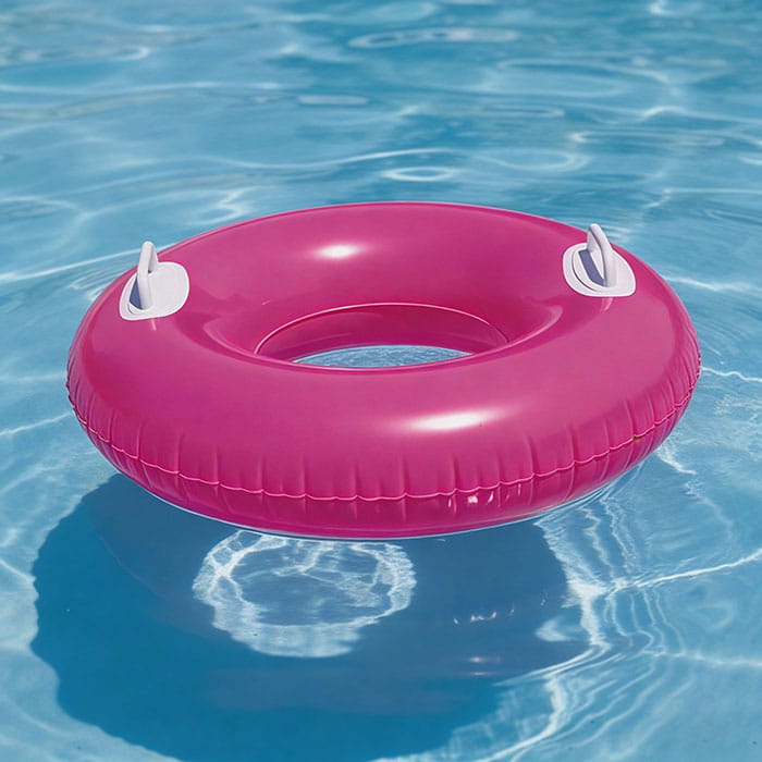Inflatable circle, INTEX, Vinyl, 76 cm, 290 g, 8+, Round, Pink, For Kids, Inflatable circle