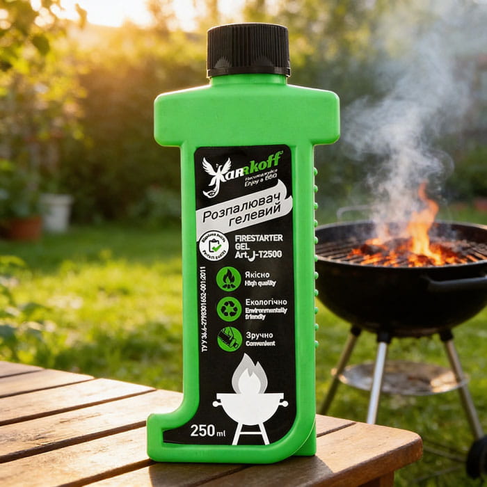 Firestarter, Jarrkoff, Gel, 250ml, Plastic bottle, Firestarter