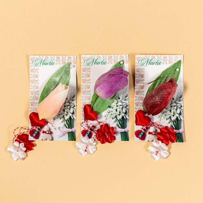 Mărțișor Textil Colorat și vesel