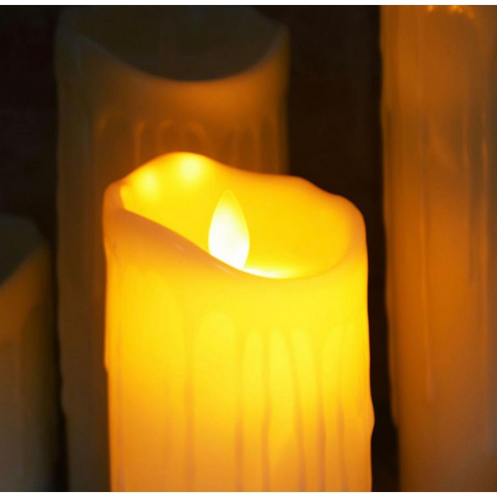 Lumanare decorativa, GS, Becuri LED, 5cm, 9cm, PE