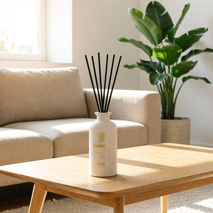 Reed diffuser, VALPE FRAGRANCES, 80ml, Balance, with sticks