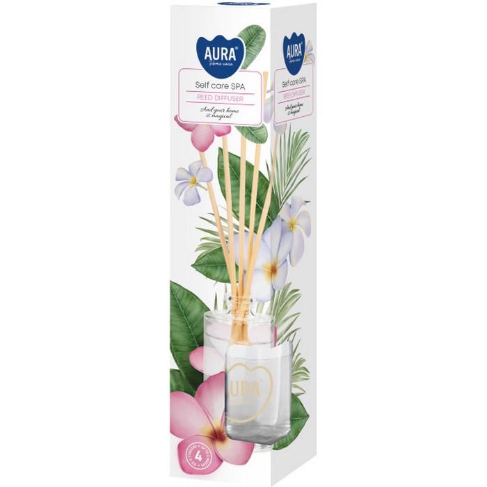 Odorizant camera, AURA, 45ml, Self care SPA, cu betisoare