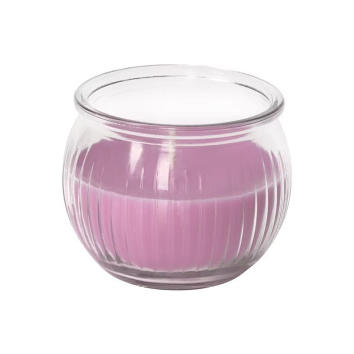 Lumanare parfumata, AURA, Vanilla cookies, 18 ore, 80 gr, Roz