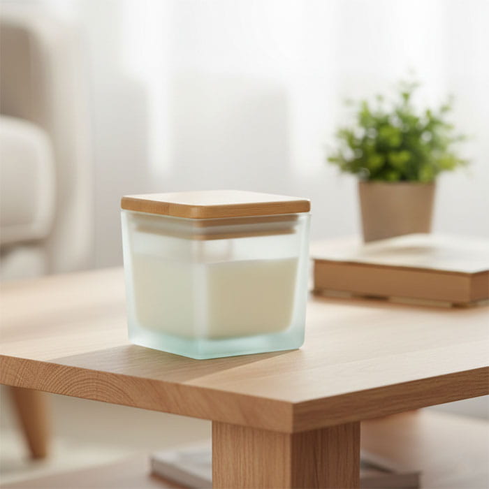 Ароматическая свеча, AURA, Herbal garden, 26 часов, 160гр, С крышкой