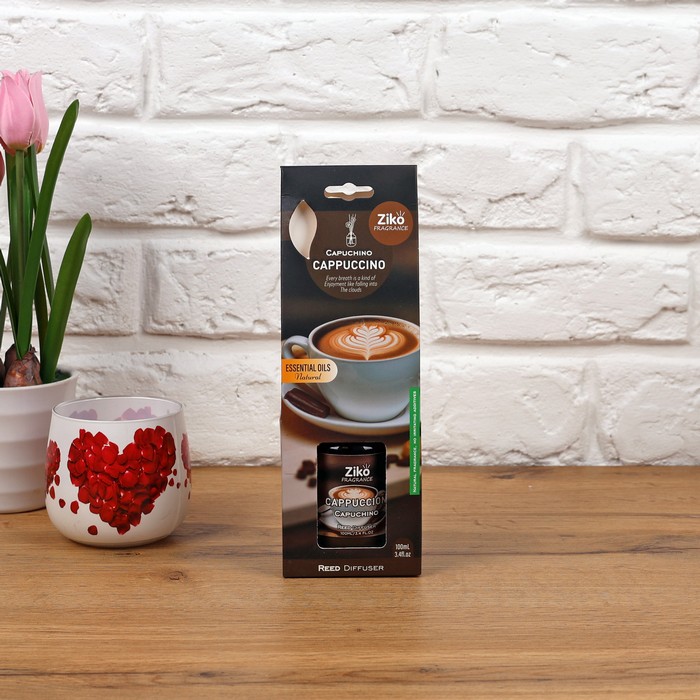 Diffuser, ZIKO, 100ml, Cappuccino, with sticks