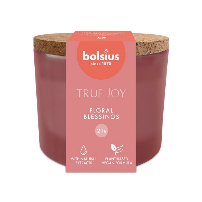 Scented candle, BOLSIUS, Floral Blessings, 21 hours