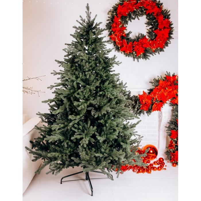 Brad de craciun, GLOBAL CHRISTMAS, Royal, Verde, 230 cm, PE