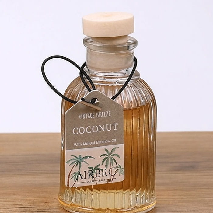 Odorizant camera, AIRBRC, 90ml, Cocos, cu betisoare