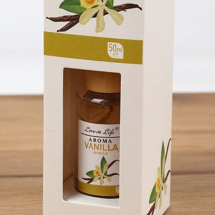 Odorizant camera, Love in Life, 50ml, Vanilie, cu betisoare