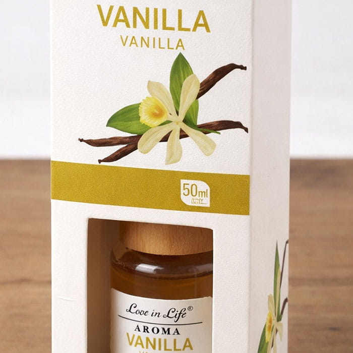 Odorizant camera, Love in Life, 50ml, Vanilie, cu betisoare