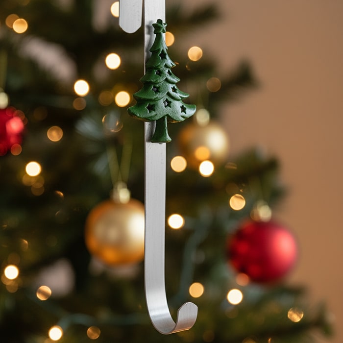 ΠΠ΅ΡΠΆΠ°ΡΠ΅Π»Ρ Π΄Π»Ρ ΡΠΎΠΆΠ΄Π΅ΡΡΠ²Π΅Π½ΡΠΊΠΎΠ³ΠΎ Π²Π΅Π½ΠΊΠ°, GLOBAL CHRISTMAS, 40x10 ΡΠΌ, ΠΠ΅Π»ΡΠΉ/ΠΠ΅Π»Π΅Π½ΡΠΉ, ΠΠ΅ΡΠ°Π»Π»