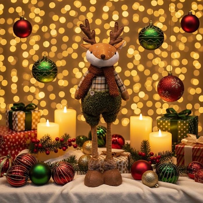 Π ΠΎΠΆΠ΄Π΅ΡΡΠ²Π΅Π½ΡΠΊΠ°Ρ ΡΠΈΠ³ΡΡΠΊΠ°, GLOBAL CHRISTMAS, Π’Π΅ΠΊΡΡΠΈΠ»Ρ/ ΠΠ»Π°ΡΡΠΈΠΊ, 36ΡΠΌ, ΠΠ»ΠΈΠ²ΠΊΠΎΠ²ΡΠΉ