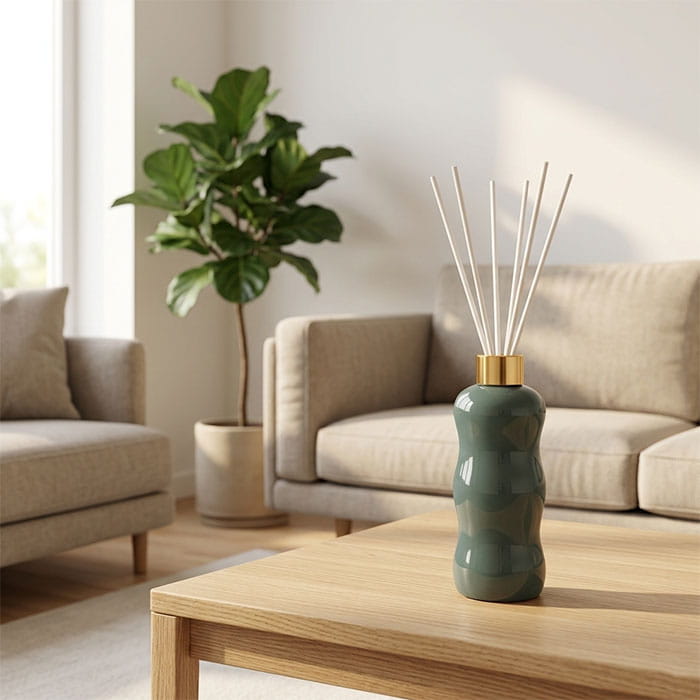 Odorizant camera, GS, 200 ml, Eucalyptus and Mint, cu betisoare