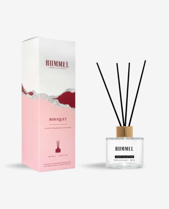 Odorizant camera, HUMMEL, 120ml, Buchet, cu betisoare