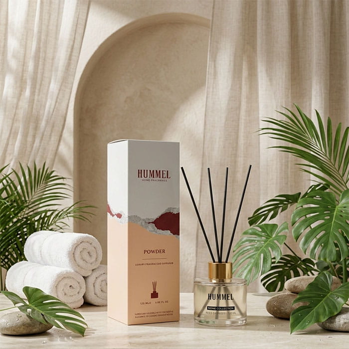 Odorizant camera, HUMMEL, 120ml, Powder, cu betisoare