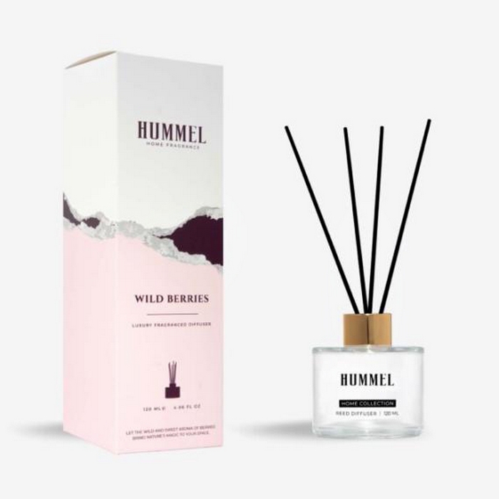 Odorizant camera, HUMMEL, 120ml, Wild Berries, cu betisoare