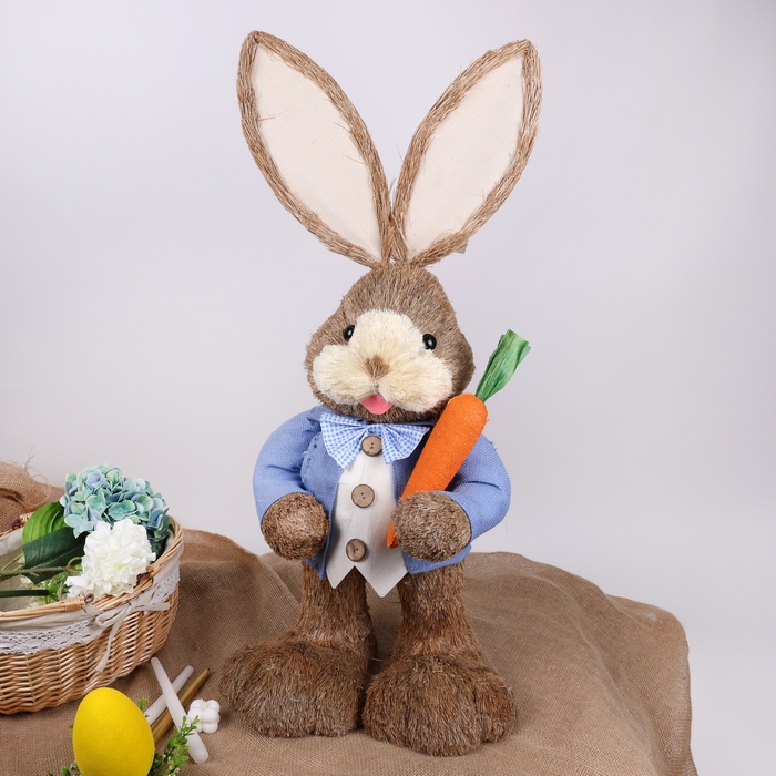 Figurine, GLOBAL EASTER, Bunny, 100 cm, Multicolour, Polistiren