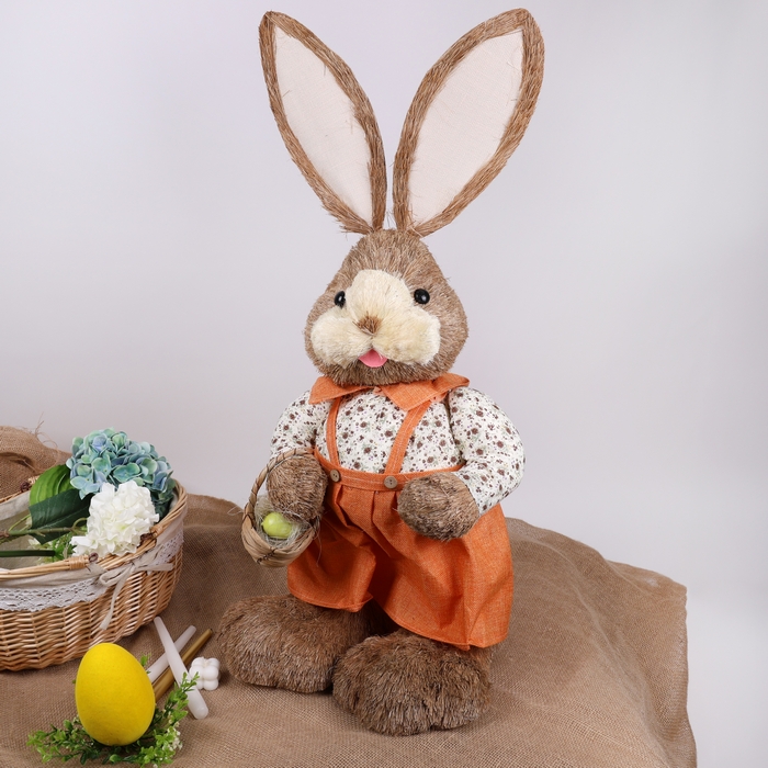 Figurine, GLOBAL EASTER, Bunny, 100 cm, Multicolour, Polistiren