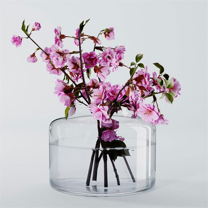 Vase, BOHEMIA, Glass, 21 cm, Transparent