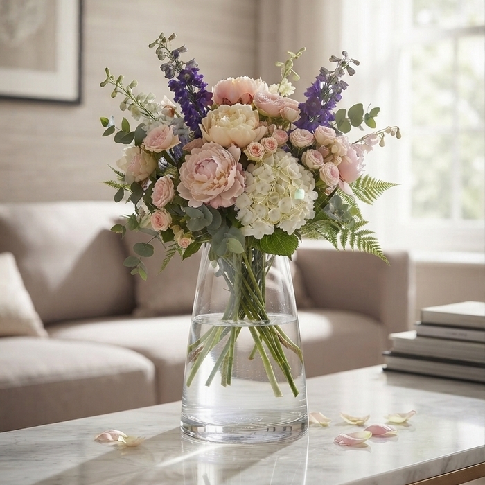 Vaza, BOHEMIA, Sticla, 16 cm, Transparent