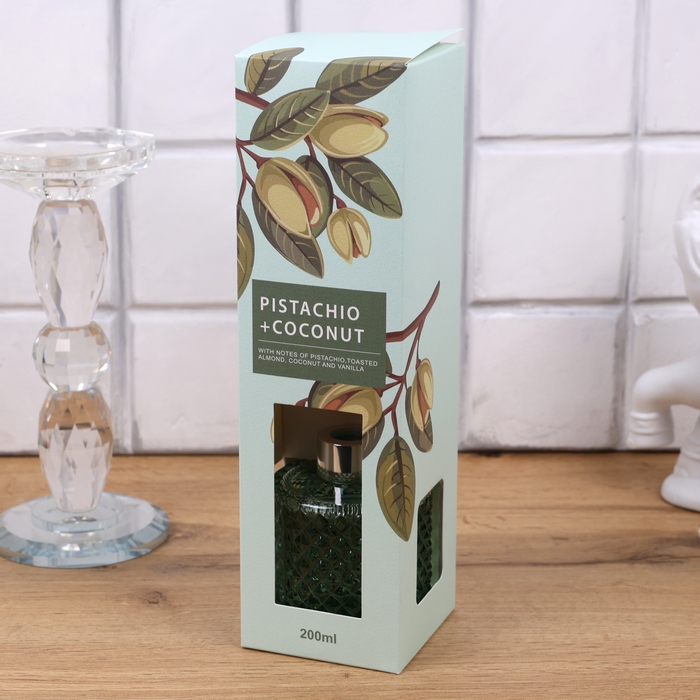 Aromadiffuser, GS, 200 ml, Pistachio, with sticks