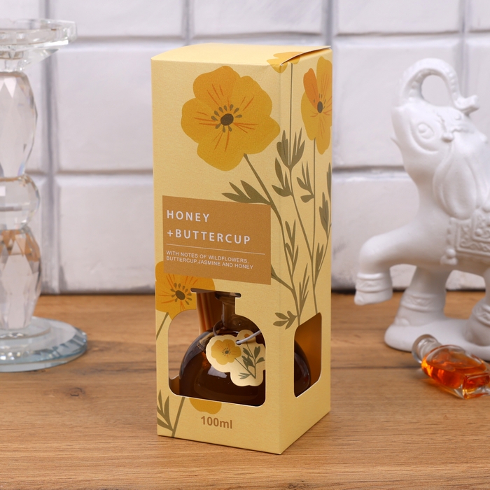 Aromadiffuser, GS, 100 ml, Honey, with sticks