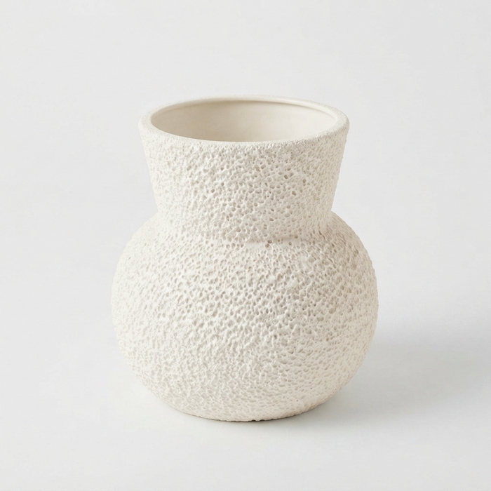 Vaza, GS, Ceramica, 24 cm, 20 cm, Bej
