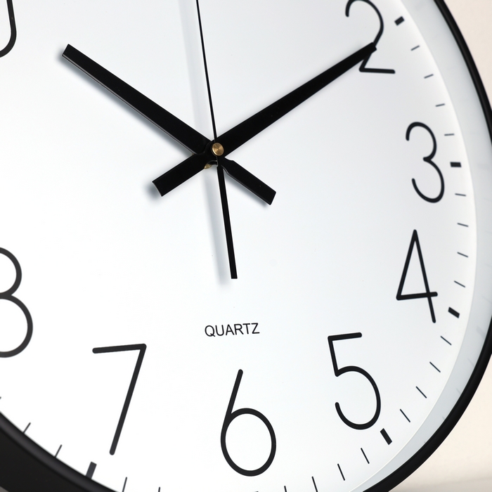 Ceas, GS, De perete, 40 cm, Plastic, Rotunda
