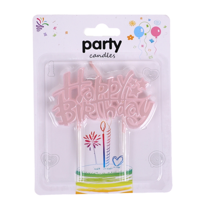 Свеча, Party, С Днем Рождения, Различные Цвета, Парафин