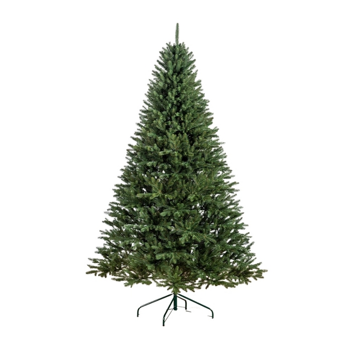 Brad de craciun, GLOBAL CHRISTMAS, ALPINE, Verde, 250 cm, PE