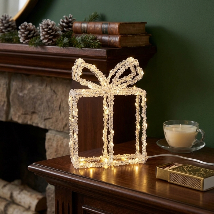 Рождественские украшения, GLOBAL CHRISTMAS, Светодиодные лампы, 21 см, 15 cм, 5 см