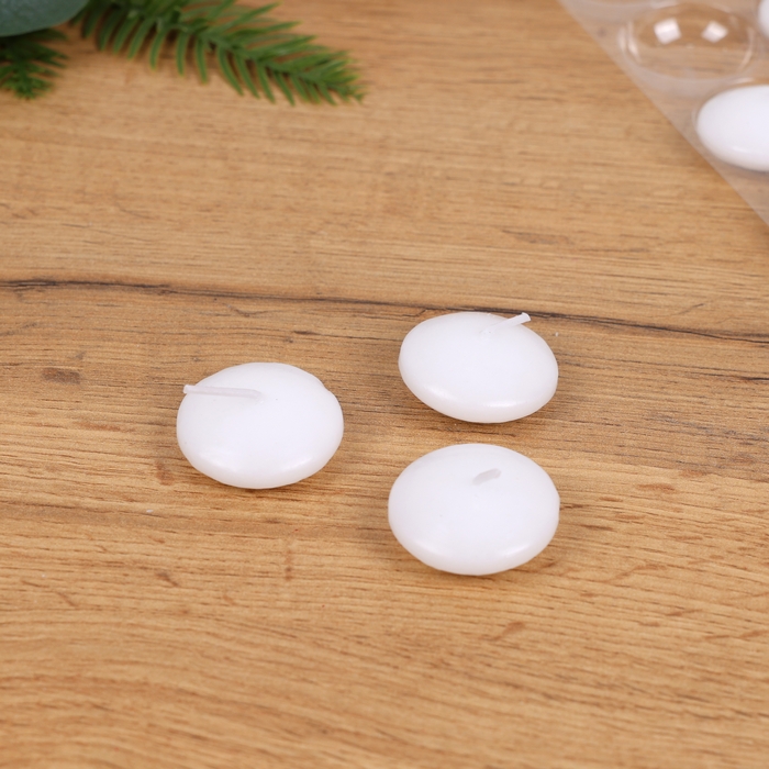 Candle refills, GS, 10 g, Paraffin, White