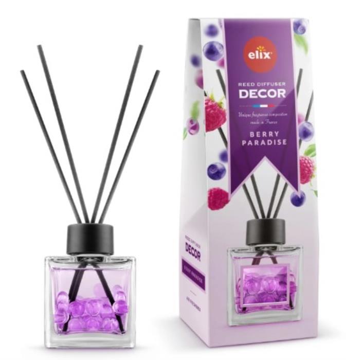 Aromadifuzor, REED, Reed diffuser, 100ml, Paradisul fructelor de pădure, cu betisoare