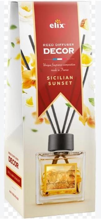 Aromadifuzor, REED, Reed diffuser, 100ml, Sicilian Sunset, cu betisoare