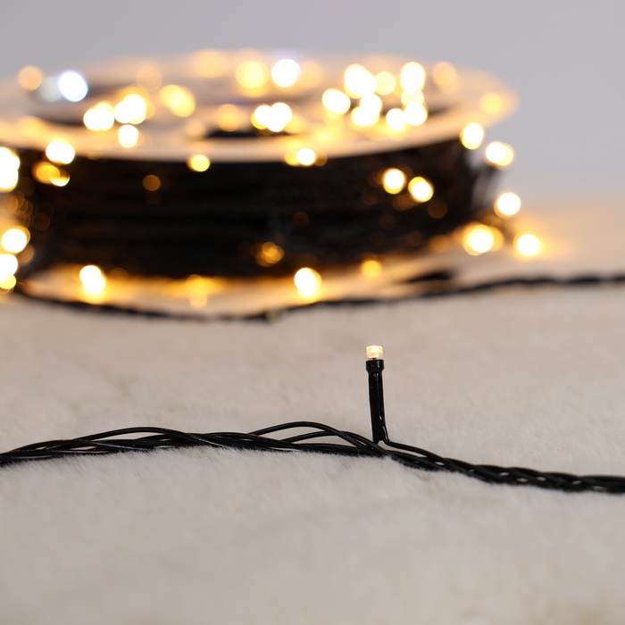 Christmas lights, GLOBAL CHRISTMAS, 240 bulbs LED, 45 m, Warm White, 220 V