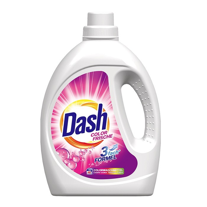 Detergent rufe, DASH, Gel, 2.2 L, 40 (spalari), Color, Prospetime