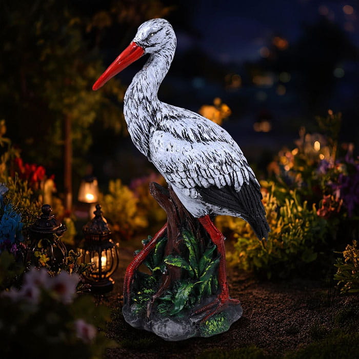 Garden figure stork, ORIENS, Ceramics, Drawn, Mix