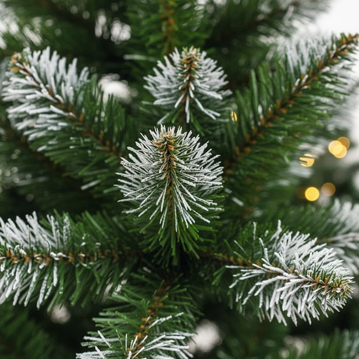 Brad de craciun, YALUNKA, Lidya, Verde, 100 cm, PVC, Inzapezit