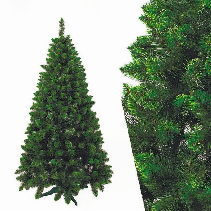 Brad de craciun, YALUNKA, Lidya, 250 cm, Verde/Verde Deschis, PVC