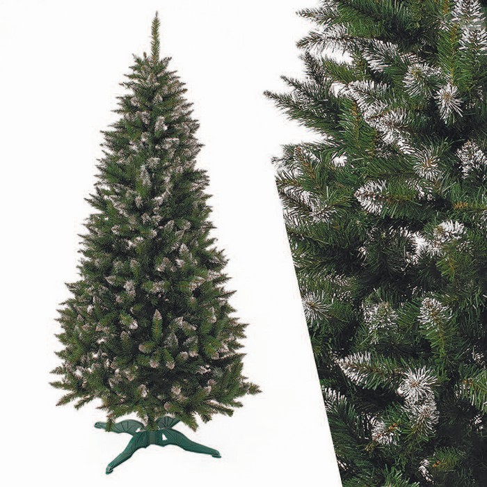 Brad de craciun, YALUNKA, Anastasia, Verde, 250 cm, PVC, Inzapezit