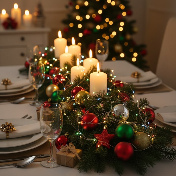 Светодиодная гирлянда, GLOBAL CHRISTMAS, 600 лампочек, 15 м, Pазноцветный, 3Вольт, 8 световых режимов