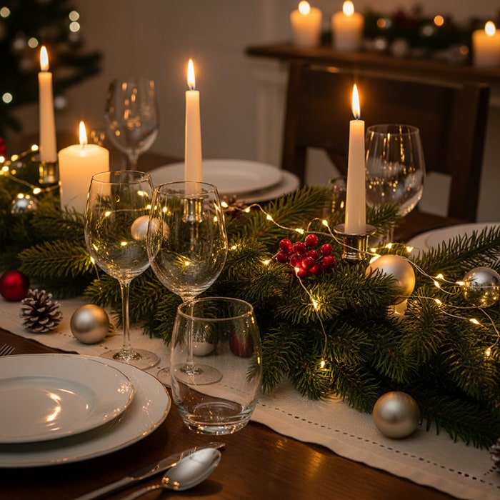 Instalatie luminoasa pe baterii, GLOBAL CHRISTMAS, 20 becuri, 2 m, Alb Cald, Baterii