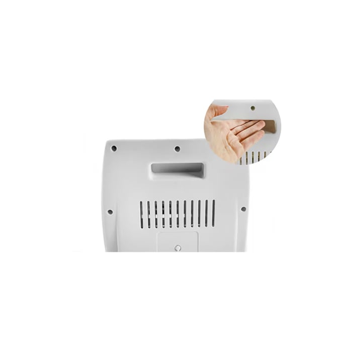 Радиатор, ADLER, Инфракрасный, 343x295x145 мм, 2, 800/1200W, 230 В, Пластик / галоген, Белый, 10 м2, На полу, на столе, Да, Использования в помещениях