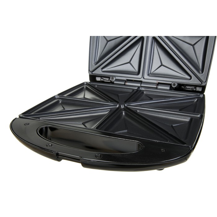 Sandwich maker, CAMRY, 1500 W, 4 slices, Metal/Plastic, Gray