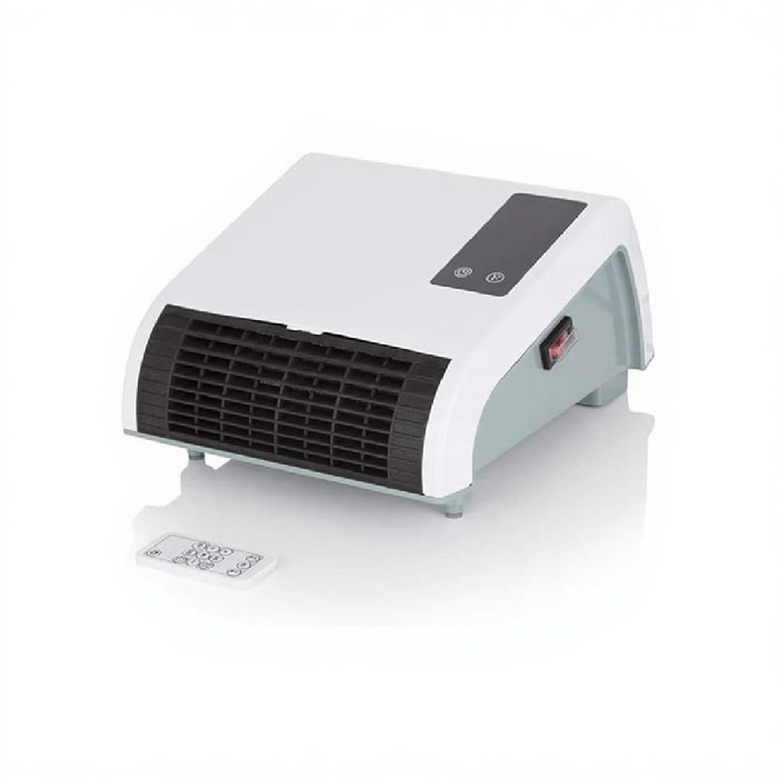 Тепловентилятор, EUROLAMP, 2000 Вт, 220 - 240 В, Белый, 25 м2, На стене, Использования в помещениях, Управление с пульт ДУ,сенсорное, 2, Да