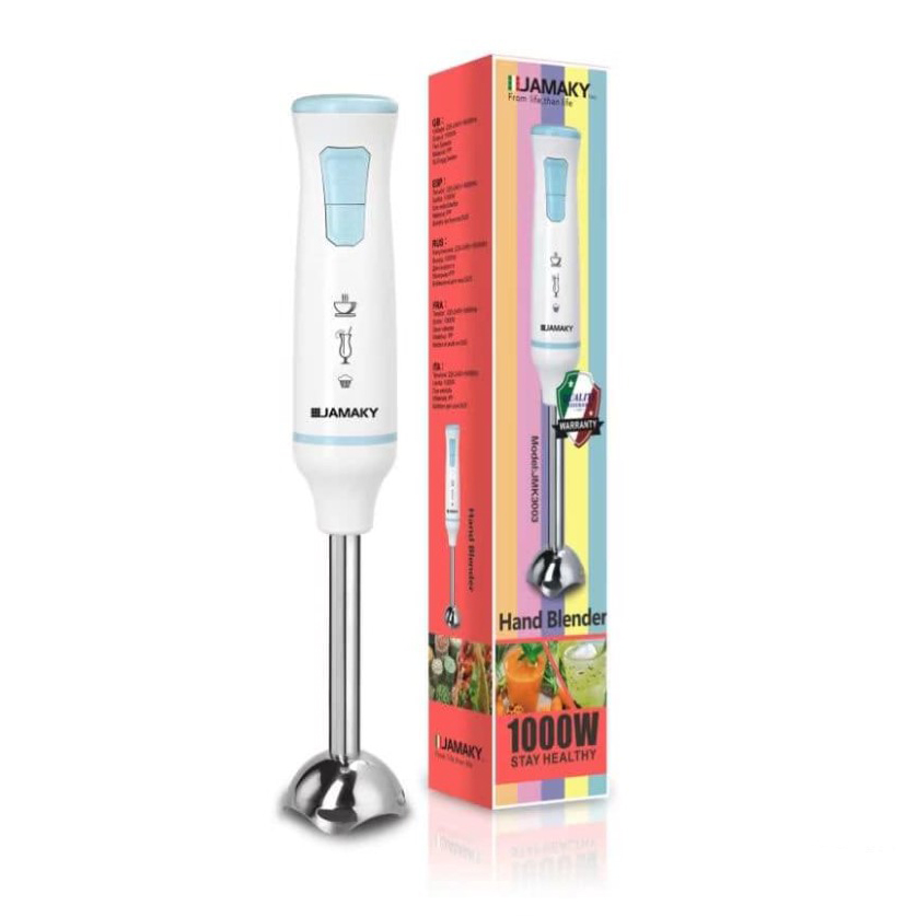 Blender de mana, JAMAKY, Metal/Plastic, 1000 W, Retea